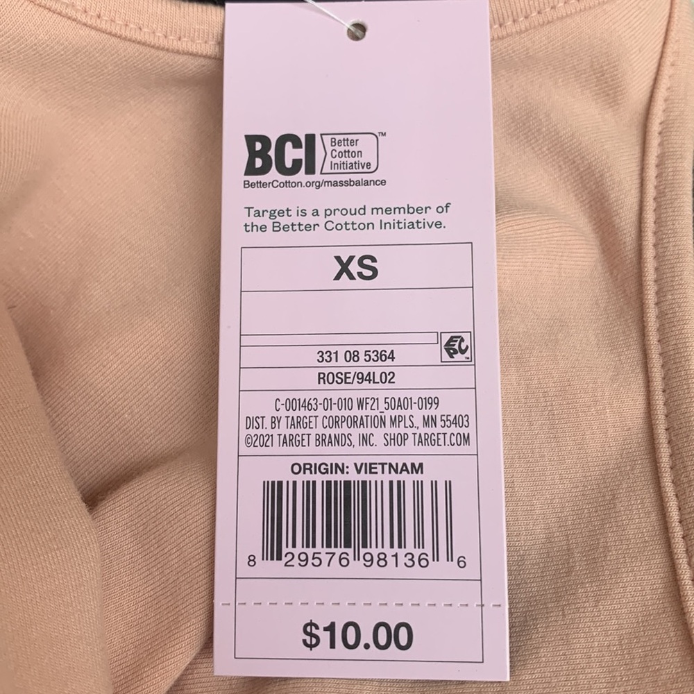 Rose Slip Dress Wild Fable XS Pink NWT - Picture 6 of 7